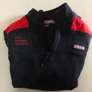 ohio wesleyan university vineyard vines crew neck